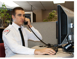 Life Alert Dispatcher speaking with a customer during a medical emergency